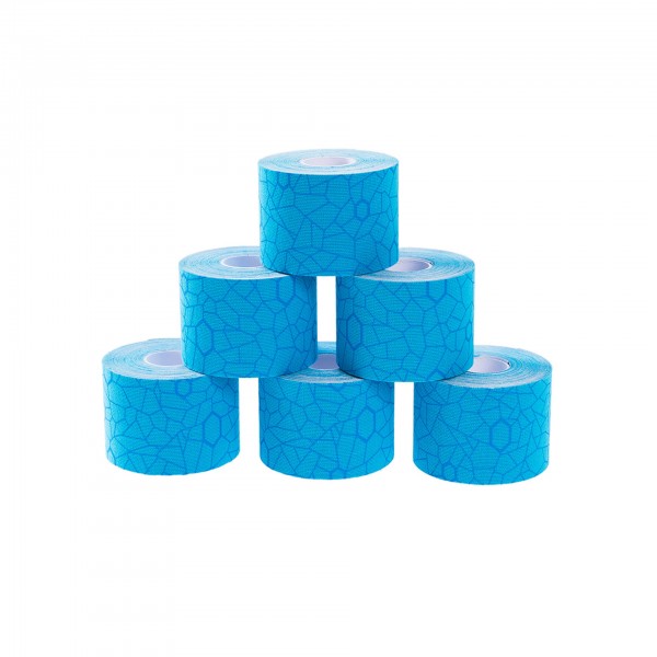 Produktbild TheraBand Kinesiology Tape Rollen-Set 5 m x 5 cm (6 St.), blau
