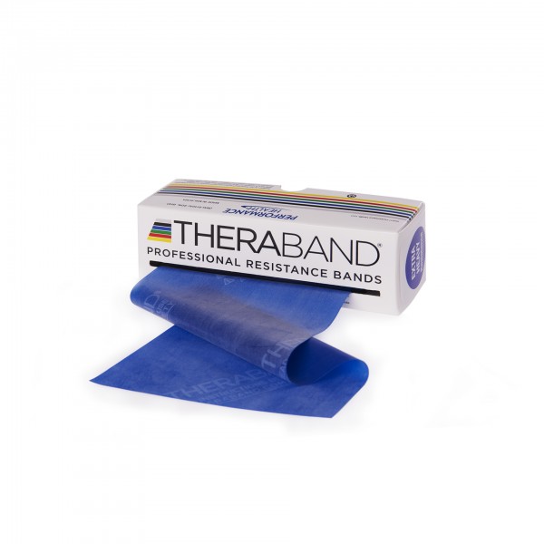 Produktbild TheraBand Übungsband 5,50 m, extra stark / blau