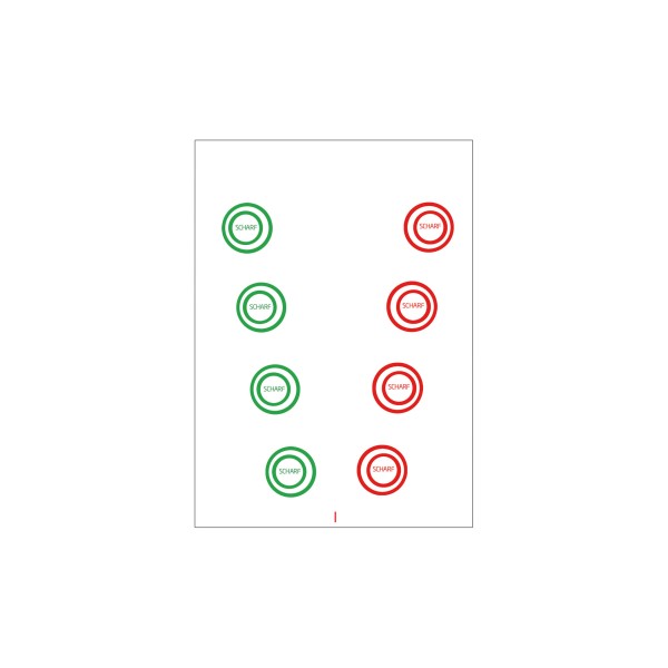 Produktbild ARTZT neuro Fusionskarten Vergenz Ringe rot-grün